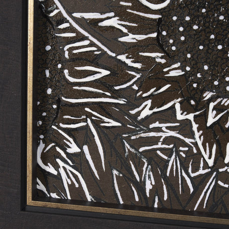 Sunflower Fest VI by Mercana Studio a Hand Embellished Textured Framed Art Print by Mercana at Eve Furniture