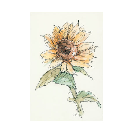 Sunflower I by Mercana Studio a Hand Embellished Textured Canvas by Mercana at Eve Furniture
