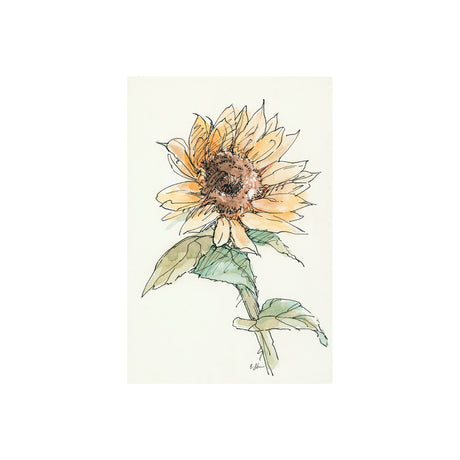 Sunflower I by Mercana Studio a Hand Embellished Textured Canvas by Mercana at Eve Furniture