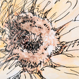 Sunflower I by Mercana Studio a Hand Embellished Textured Framed Art Print by Mercana at Eve Furniture
