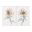 Sunflower I by Mercana Studio a Hand Embellished Textured Framed Art Print by Mercana at Eve Furniture