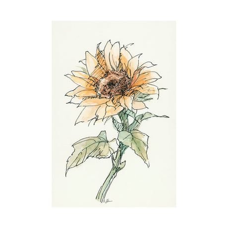 Sunflower II by Mercana Studio a Hand Embellished Textured Canvas by Mercana at Eve Furniture