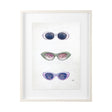 Sunglass Collection I by Mercana Studio Hand Embellished Textured Framed Art Print Matted under Glas by Mercana at Eve Furniture