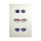 Sunglass Collection I by NaTar a Hand Embellished Textured Canvas by Mercana at Eve Furniture