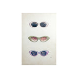 Sunglass Collection I by NaTar a Hand Embellished Textured Canvas by Mercana at Eve Furniture