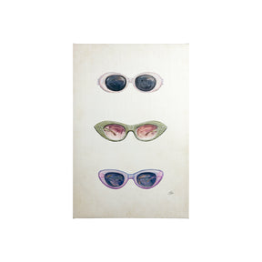 Sunglass Collection I by NaTar a Hand Embellished Textured Canvas by Mercana at Eve Furniture