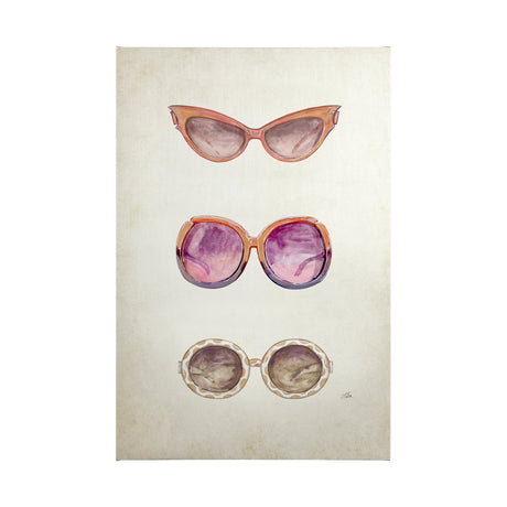 Sunglass Collection II by NaTar a Hand Embellished Textured Canvas by Mercana at Eve Furniture