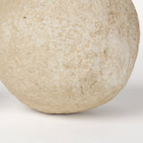 Sunita Set of 3 Beige Paper Mache Orbs by Mercana at Eve Furniture