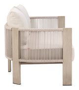 Sunlit Springs Gray Outdoor Sofa by Zuomod at Eve Furniture