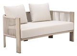 Sunlit Springs Gray Outdoor Sofa by Zuomod at Eve Furniture