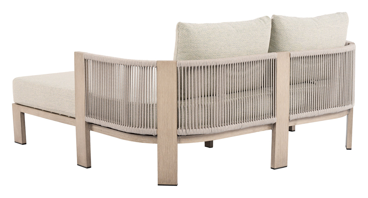Sunlit Springs Green Outdoor Daybed by Zuomod at Eve Furniture