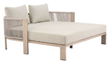 Sunlit Springs Green Outdoor Daybed by Zuomod at Eve Furniture