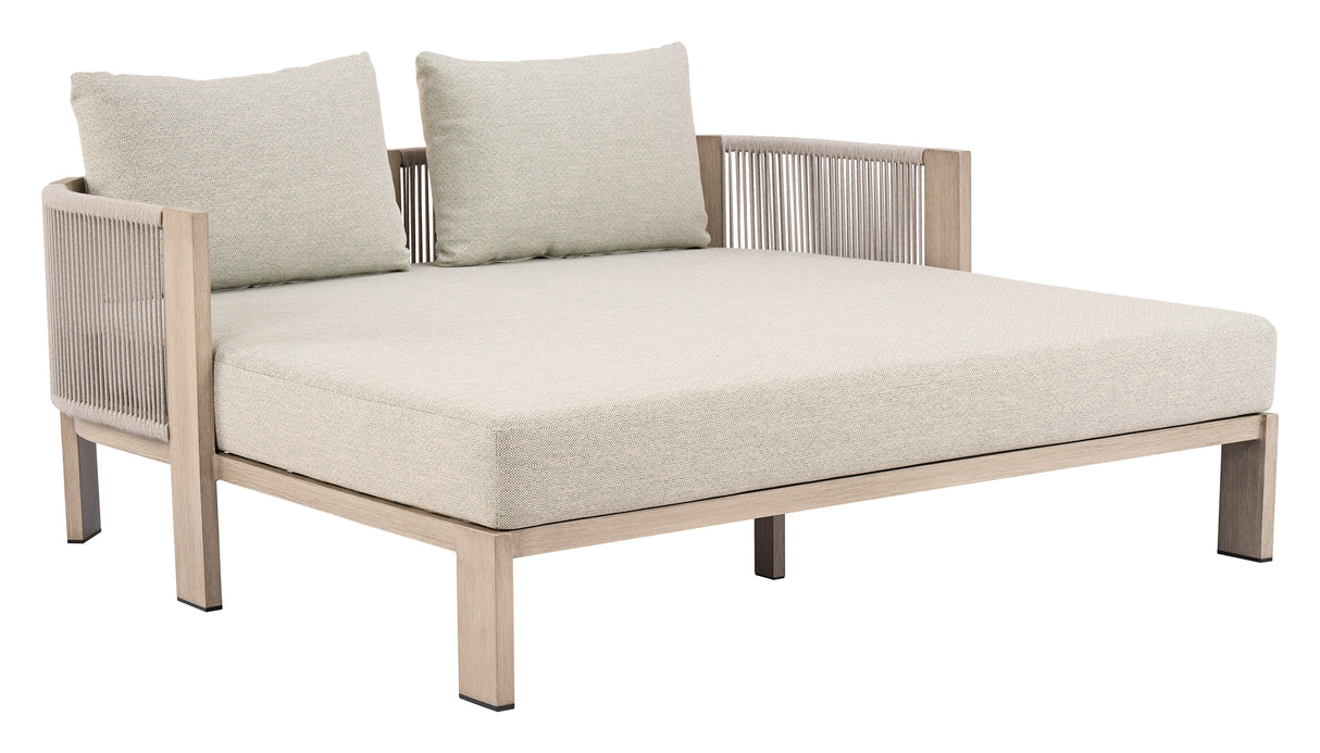 Sunlit Springs Green Outdoor Daybed by Zuomod at Eve Furniture
