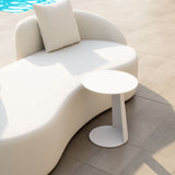 Sunny Isles White Outdoor Side Table by Zuomod at Eve Furniture