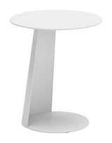Sunny Isles White Outdoor Side Table by Zuomod at Eve Furniture