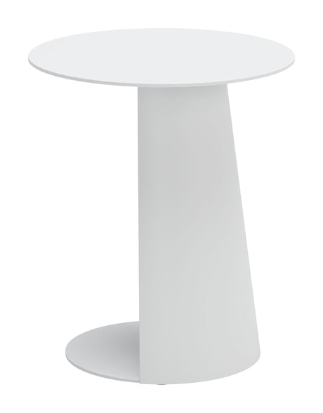 Sunny Isles White Outdoor Side Table by Zuomod at Eve Furniture