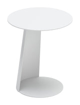Sunny Isles White Outdoor Side Table by Zuomod at Eve Furniture