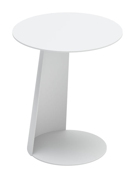 Sunny Isles White Outdoor Side Table by Zuomod at Eve Furniture