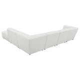 Sunny Natural Upholstered 6-Piece Sectional by Coaster at Eve Furniture