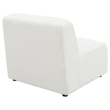 Sunny Natural Upholstered Armless Chair by Coaster at Eve Furniture