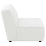 Sunny Natural Upholstered Armless Chair by Coaster at Eve Furniture