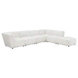 Sunny Natural Upholstered Ottoman by Coaster at Eve Furniture