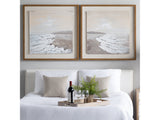 Sunny Shore 2 Brown/White Wall Art by Crestview at Eve Furniture