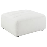 Sunny Upholstered Ottoman Natural