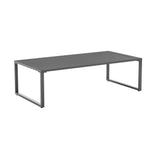 Sunnyside Corner Patio Conversation Set with Table in Grey on Grey by Manhattan Comfort at Eve Furniture