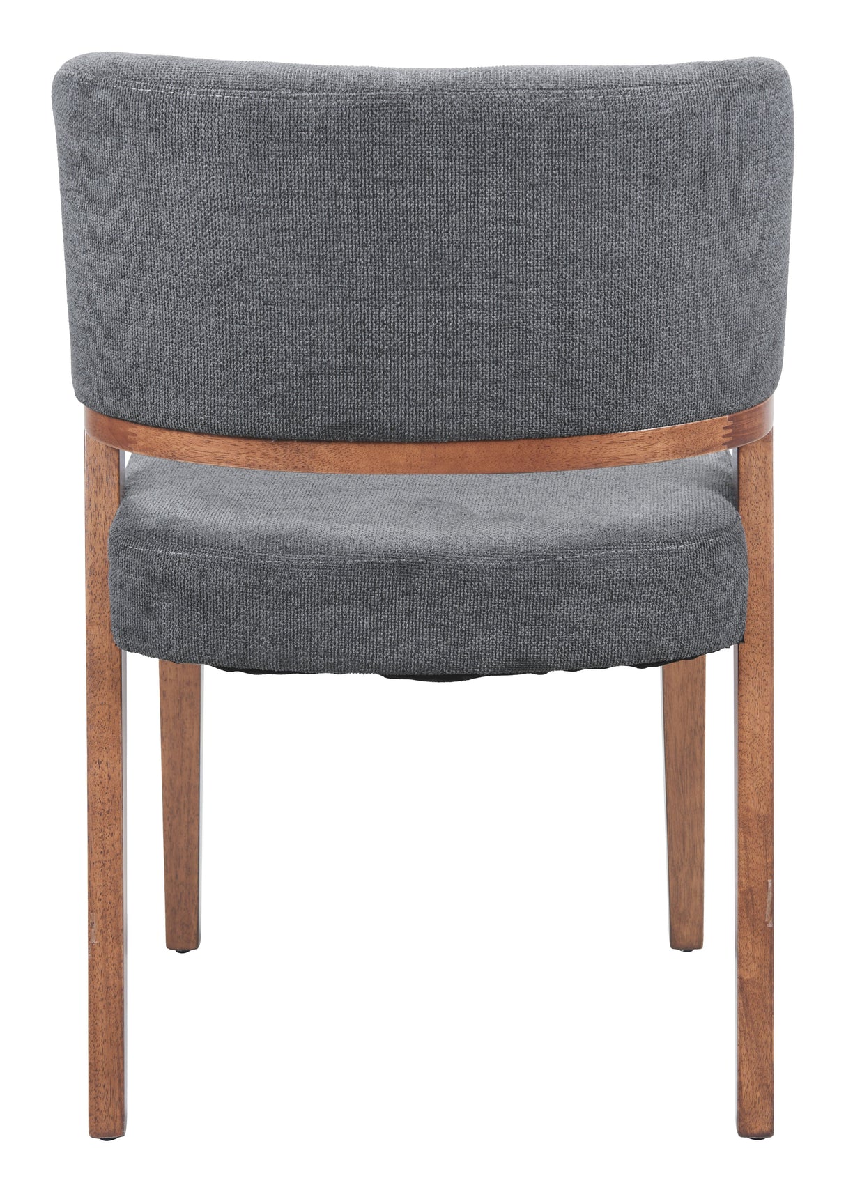 Sunobu Azure Gray & Walnut Dining Chair (Set of 2) by Zuomod at Eve Furniture