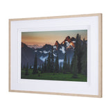 Sunrise Morning by Gary Blatter a Hand Embellished Textured Framed Photo Art Print Matted under Glas by Mercana at Eve Furniture