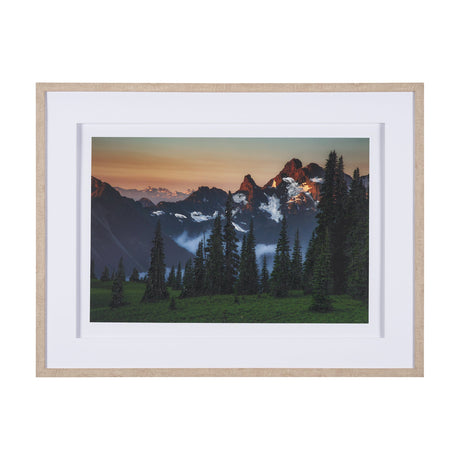 Sunrise Morning by Gary Blatter a Hand Embellished Textured Framed Photo Art Print Matted under Glas by Mercana at Eve Furniture