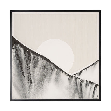 Sunrise S by Mercana Studio a Hand Embellished Textured Framed Canvas by Mercana at Eve Furniture
