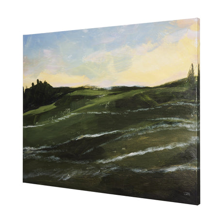 Sunrise Valley I by Mercana Studio a Hand Embellished Textured Canvas by Mercana at Eve Furniture