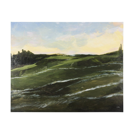 Sunrise Valley I by Mercana Studio a Hand Embellished Textured Canvas by Mercana at Eve Furniture