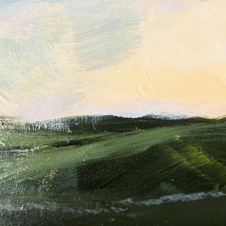 Sunrise Valley I by Mercana Studio a Hand Embellished Textured Framed Art Print Matted under Glass by Mercana at Eve Furniture