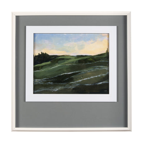Sunrise Valley I by Mercana Studio a Hand Embellished Textured Framed Art Print Matted under Glass by Mercana at Eve Furniture