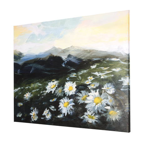 Sunrise Valley II by Mercana Studio a Hand Embellished Textured Canvas by Mercana at Eve Furniture