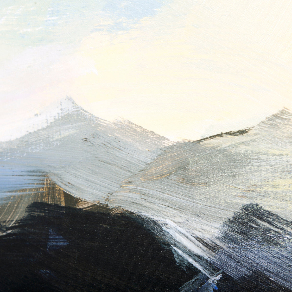 Sunrise Valley II by Mercana Studio a Hand Embellished Textured Canvas by Mercana at Eve Furniture