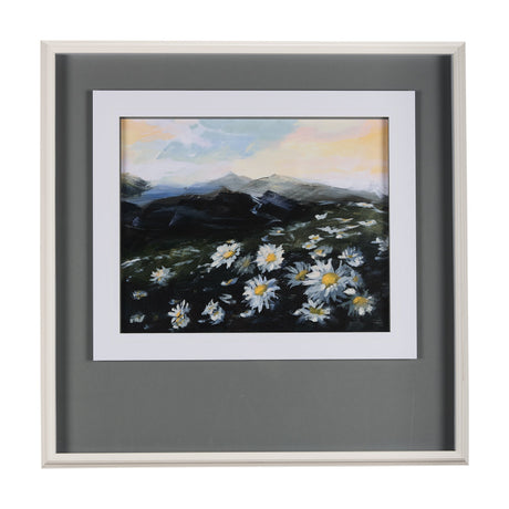 Sunrise Valley II by Mercana Studio a Hand Embellished Textured Framed Art Print Matted under Glass by Mercana at Eve Furniture