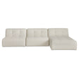 Sunseeker Brown Stripe 3 Piece Outdoor Lounge by MOES at Eve Furniture