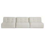 Sunseeker Brown Stripe 3 Piece Outdoor Sofa by MOES at Eve Furniture