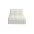 Sunseeker Brown Stripe Outdoor Chaise by Moe's Home at Eve Furniture