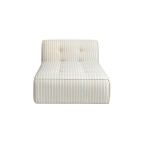 Sunseeker Brown Stripe Outdoor Chaise by MOES at Eve Furniture