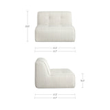 Sunseeker Brown Stripe Outdoor Slipper by MOES at Eve Furniture