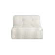 Sunseeker Brown Stripe Outdoor Slipper by MOES at Eve Furniture