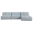 Sunseeker Light Blue 3 Piece Outdoor Lounge by MOES at Eve Furniture