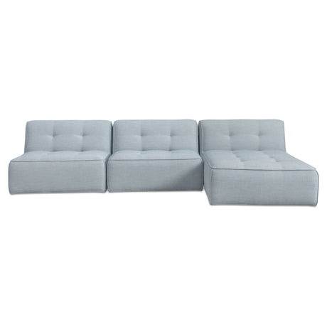 Sunseeker Light Blue 3 Piece Outdoor Lounge by MOES at Eve Furniture