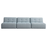 Sunseeker Light Blue 3 Piece Outdoor Sofa by MOES at Eve Furniture