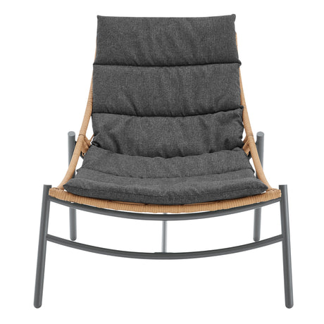 Sunset 3-Piece Patio Conversation Set in Grey by Manhattan Comfort at Eve Furniture